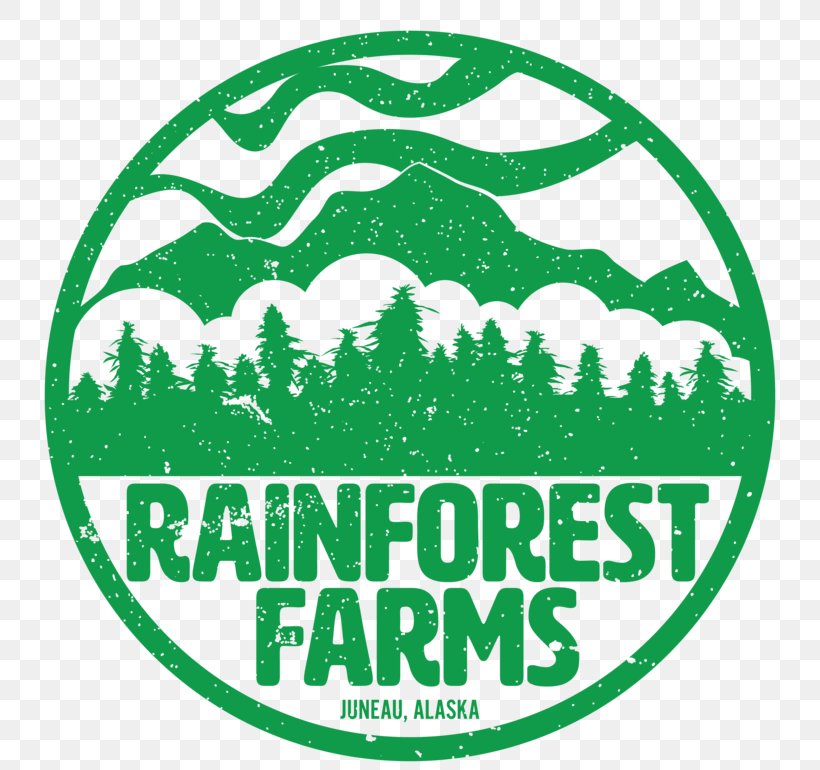 Rainforest Farms Cafe Logo Brand Trademark Font, PNG, 770x770px, Logo, Alaska, Area, Brand, Cannabis Download Free