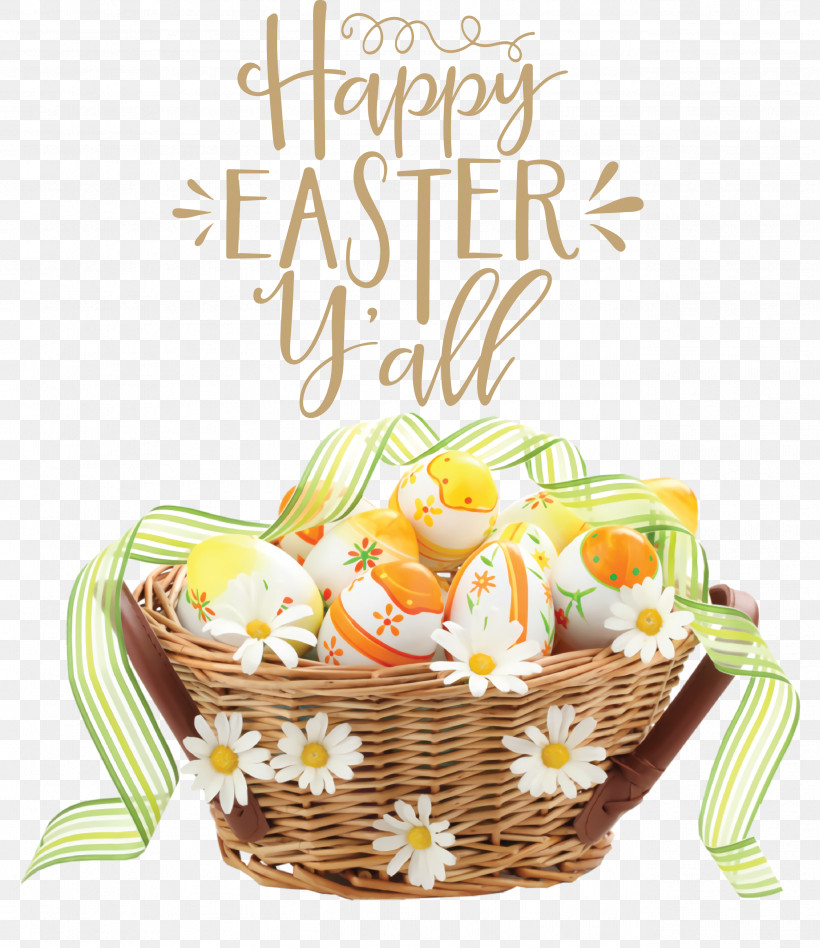 Happy Easter Easter Sunday Easter, PNG, 2593x3000px, Happy Easter, Basket, Cotton, Decoration, Easter Download Free