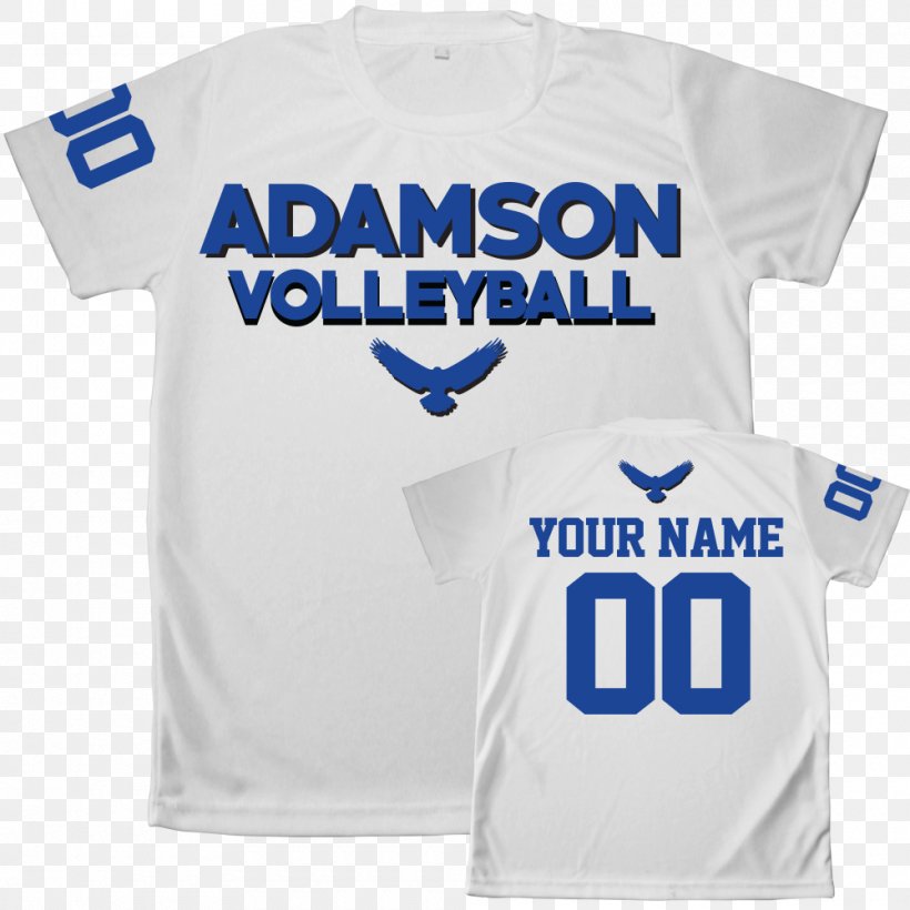 Sports Fan Jersey T-shirt Volleyball, PNG, 1000x1000px, Sports Fan Jersey, Active Shirt, Blue, Brand, Clothing Download Free