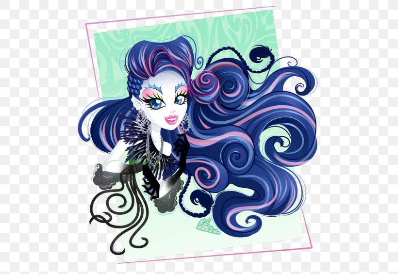Sirena Von Boo Monster High Drawing, PNG, 500x565px, Sirena Von Boo, Art, Deviantart, Drawing, Fan Art Download Free