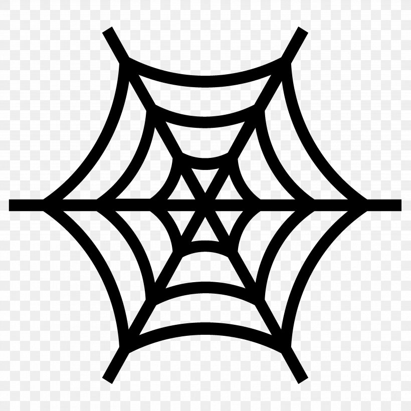 Spider Web Emoji, PNG, 3543x3543px, Spider, Area, Artwork, Black, Black And White Download Free