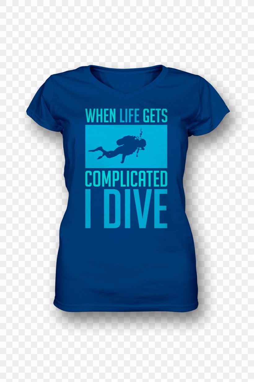 T-shirt Hoodie Scuba Diving Underwater Diving, PNG, 1365x2048px, Tshirt, Active Shirt, Blue, Brand, Clothing Download Free