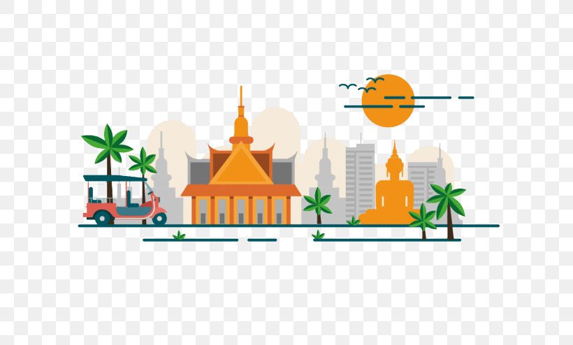 Thailand Illustration Image Thai Cuisine Illustrator, PNG, 658x494px, Thailand, Architecture, Art, City, Dribbble Download Free