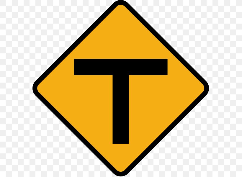 Traffic Sign Three-way Junction Warning Sign Road, PNG, 600x600px, Traffic Sign, Area, Driving, Intersection, Junction Download Free