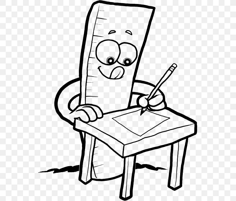Clip Art Desk With Hutch Student Table, PNG, 666x697px, Desk, Carteira Escolar, Cartoon, Chair, Coloring Book Download Free