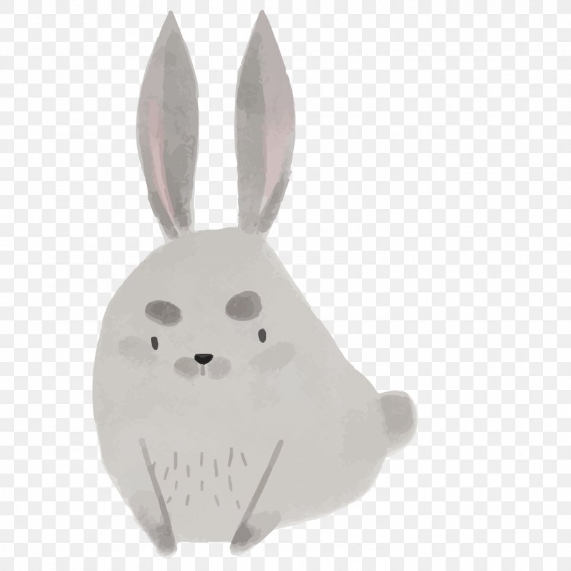 Domestic Rabbit Drawing Fox, PNG, 1500x1500px, Domestic Rabbit, Animal, Drawing, Easter Bunny, Fox Download Free