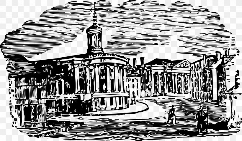 Download Clip Art, PNG, 2400x1407px, Drawing, Arch, Architecture, Artwork, Black And White Download Free