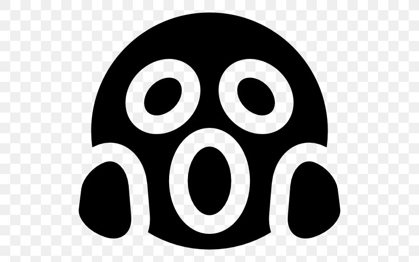 Emoticon Smiley Emoji Clip Art, PNG, 512x512px, Emoticon, Avatar, Black And White, Emoji, Fear Download Free