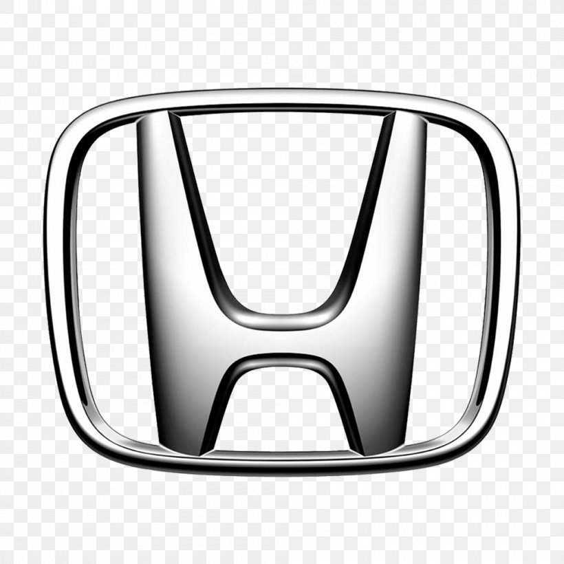 Honda Logo Honda Civic Type R Car Honda CR-V, PNG, 1000x1000px, Honda, Auto Part, Automotive Design, Black, Black And White Download Free