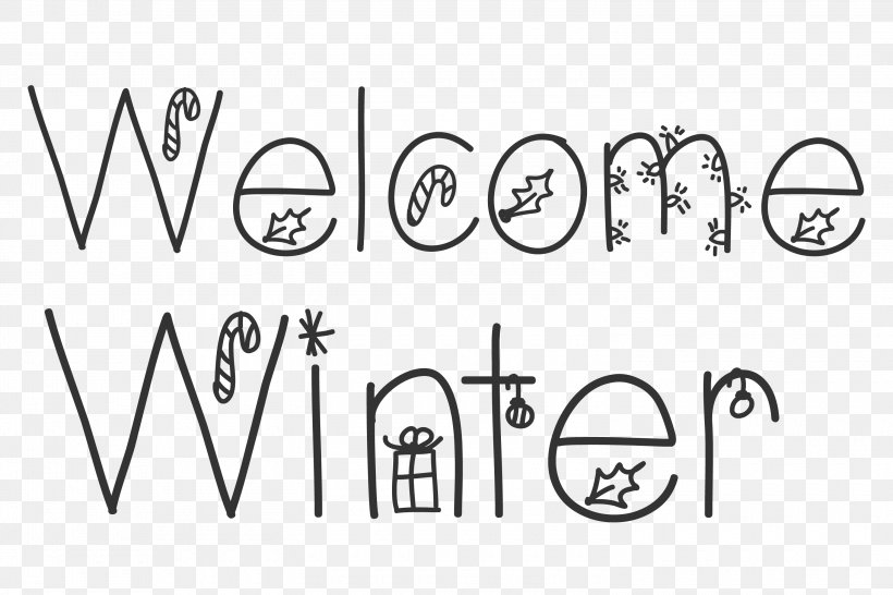 Welcome Winter., PNG, 3000x2000px, Postage Stamps, Area, Black, Black And White, Brand Download Free