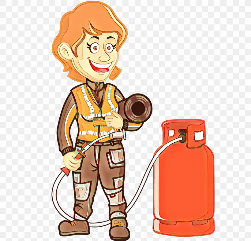 Fire Extinguisher, PNG, 1870x1800px, Cartoon, Construction Worker, Fire Extinguisher, Firefighter Download Free