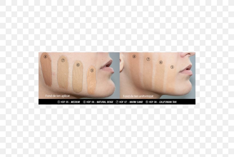 NYX High Definition Foundation High-definition Television Skin Make-up, PNG, 550x550px, Foundation, Beige, Cheek, Chin, Color Download Free