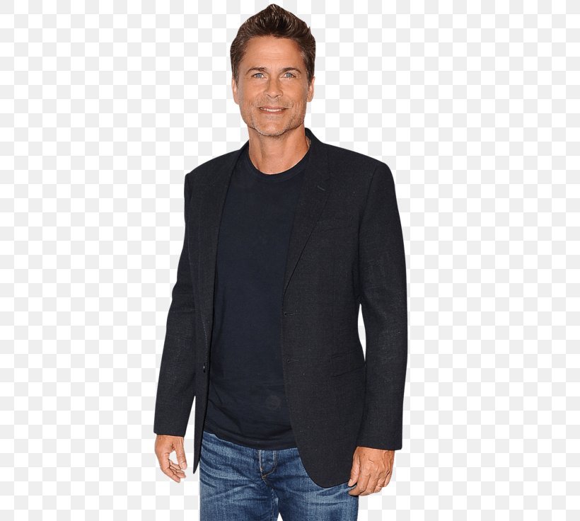 Rob Lowe The Grinder Male Blazer Fox Broadcasting Company, PNG, 490x736px, Watercolor, Cartoon, Flower, Frame, Heart Download Free
