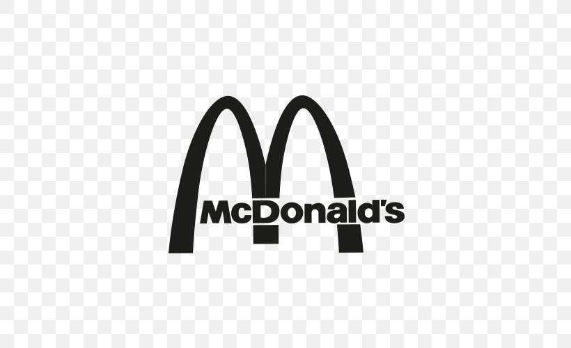 Ronald McDonald Fast Food McDonald's Logo Golden Arches, PNG, 500x500px, Ronald Mcdonald, Advertising, Arch, Black And White, Brand Download Free