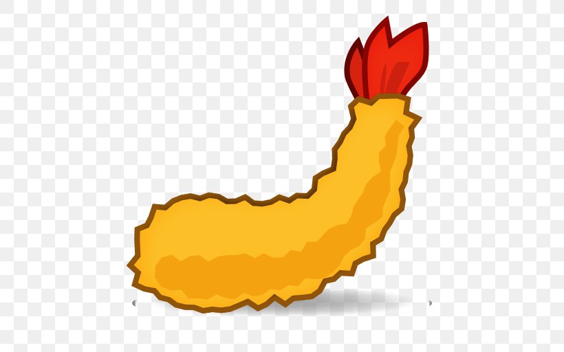 Fried Shrimp Tempura Bento Emoji, PNG, 512x512px, Fried Shrimp, Beak, Bento, Chicken, Commodity Download Free