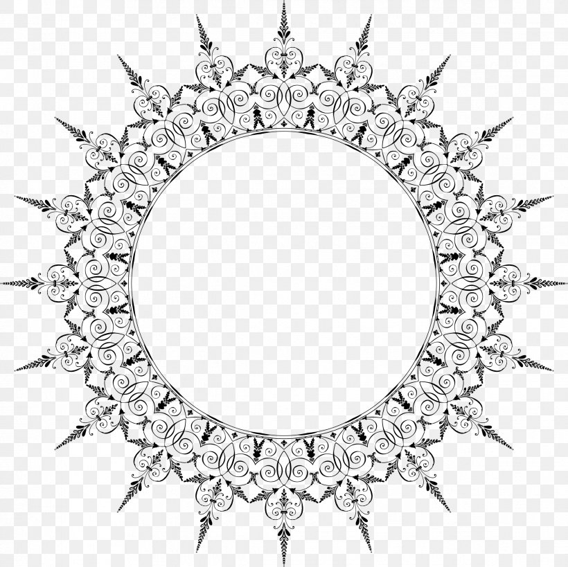 Ornament Picture Frames, PNG, 2338x2338px, Ornament, Art, Black And White, Body Jewelry, Decorative Arts Download Free