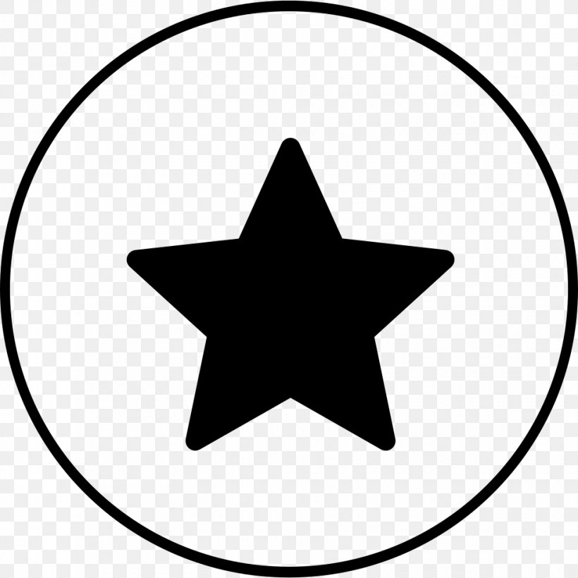 Star Drawing Clip Art, PNG, 980x980px, Star, Area, Black, Black And White, Color Download Free