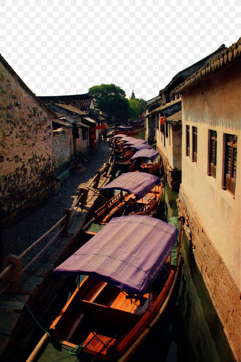 Zhouzhuang Boat Ship Landscape, PNG, 998x1497px, Zhouzhuang, Architecture, Boat, Canal, China Download Free