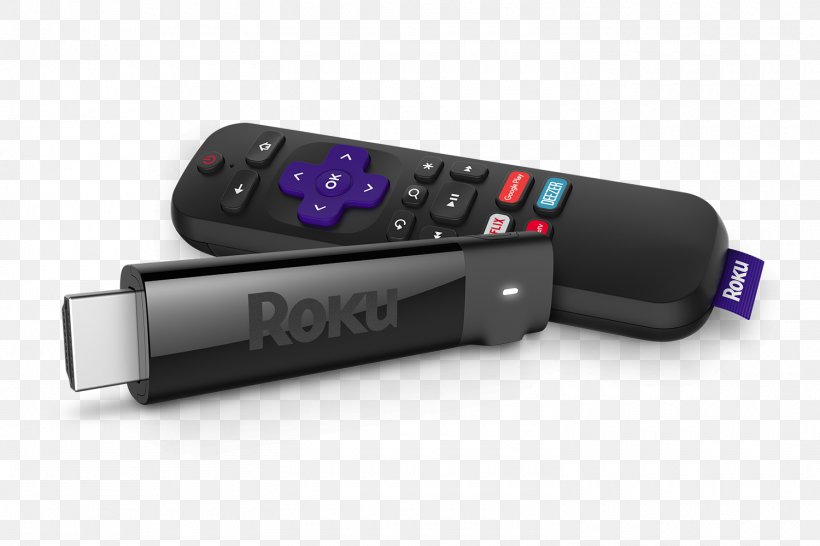 Roku Streaming Stick+ Digital Media Player Streaming Media Roku, Inc., PNG, 1500x1000px, 4k Resolution, Roku, Digital Media Player, Electronic Device, Electronics Download Free