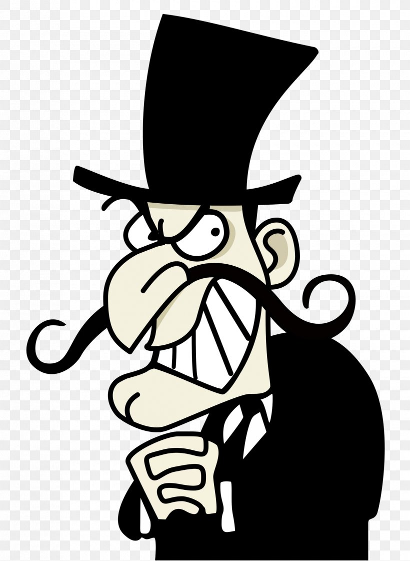 Snidely Whiplash YouTube Dudley Do-Right Villain Moustache, PNG, 1680x2297px, Snidely Whiplash, Animation, Art, Artwork, Black And White Download Free