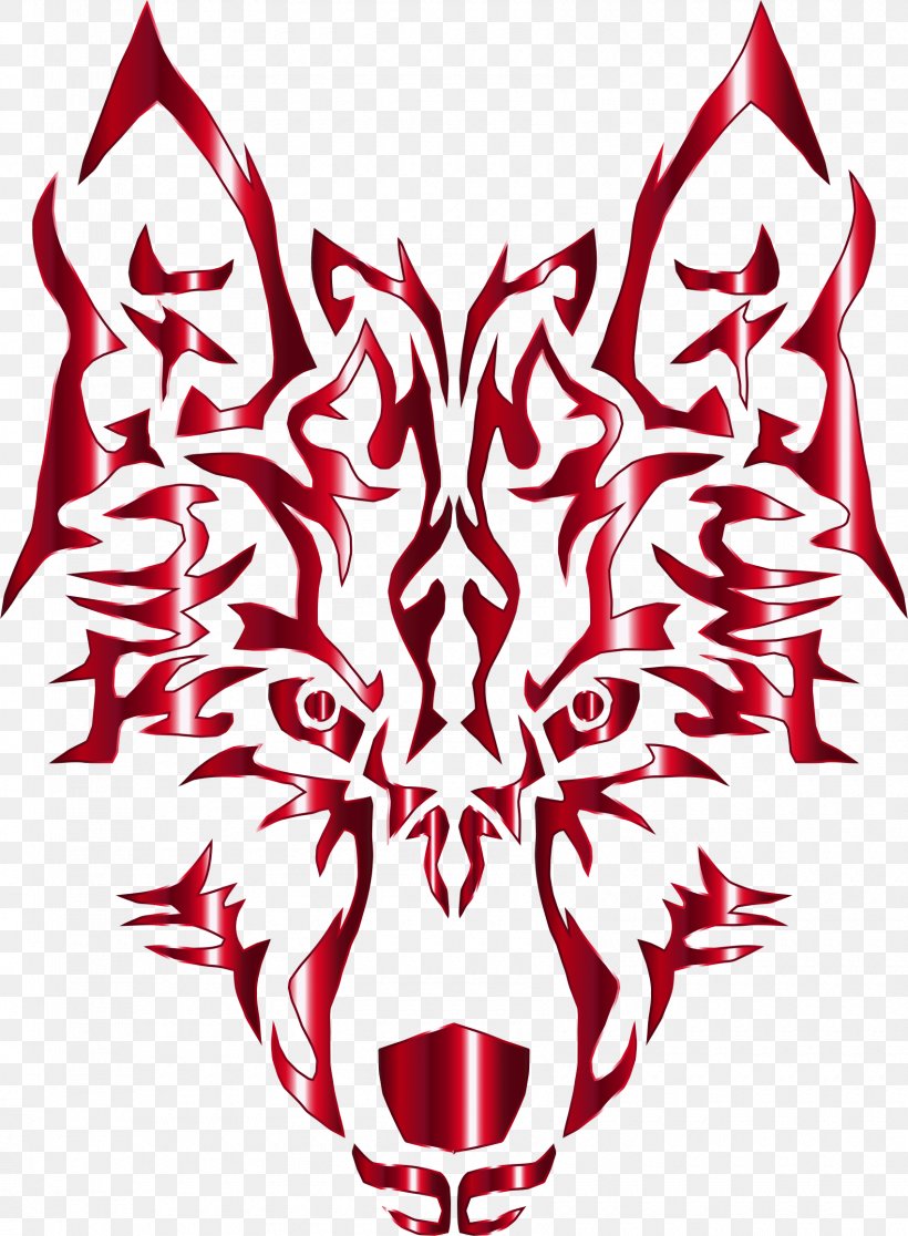 Gray Wolf Symmetry Clip Art, PNG, 1700x2315px, Gray Wolf, Art, Artwork, Autocad Dxf, Black And White Download Free