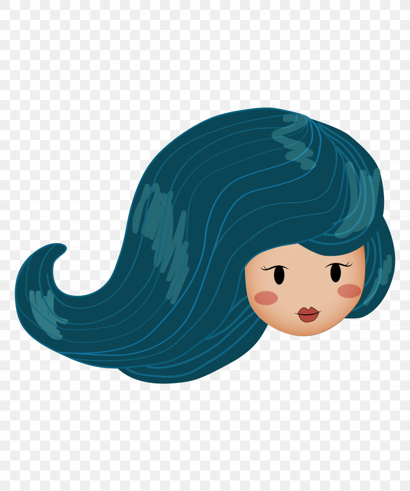 Mermaid Cartoon Turquoise, PNG, 2300x2754px, Mermaid, Cartoon, Turquoise Download Free