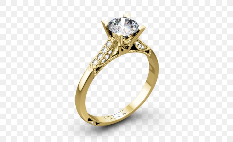 Diamond Solitaire Wedding Ring Engagement Ring, PNG, 500x500px, Diamond, Body Jewellery, Body Jewelry, Bride, Chignon Download Free