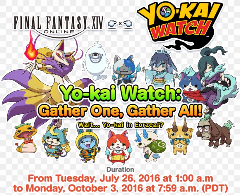 Final Fantasy XIV: Stormblood Yo-kai Watch Yōkai, PNG, 960x782px, Final Fantasy Xiv, Area, Art, Brand, Cartoon Download Free