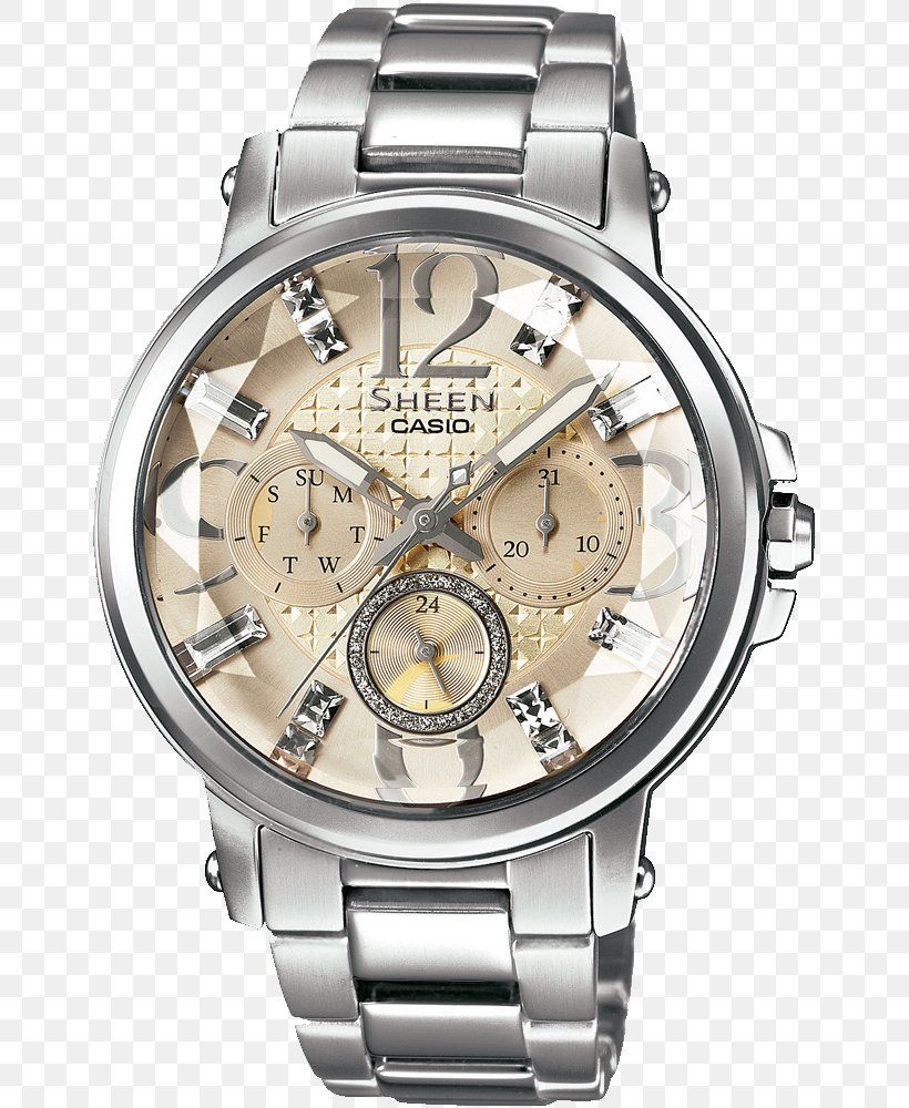 Casio Edifice Watch Swarovski AG S.H.E, PNG, 655x1000px, Casio, Armani, Brand, Casio Edifice, Clock Download Free