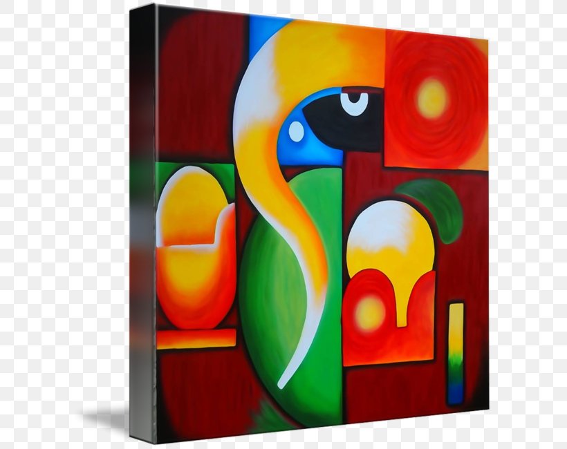 Ganesha Modern Art Painting Visual Arts, PNG, 610x650px, Ganesha, Abstract Art, Acrylic Paint, Art, Artwork Download Free
