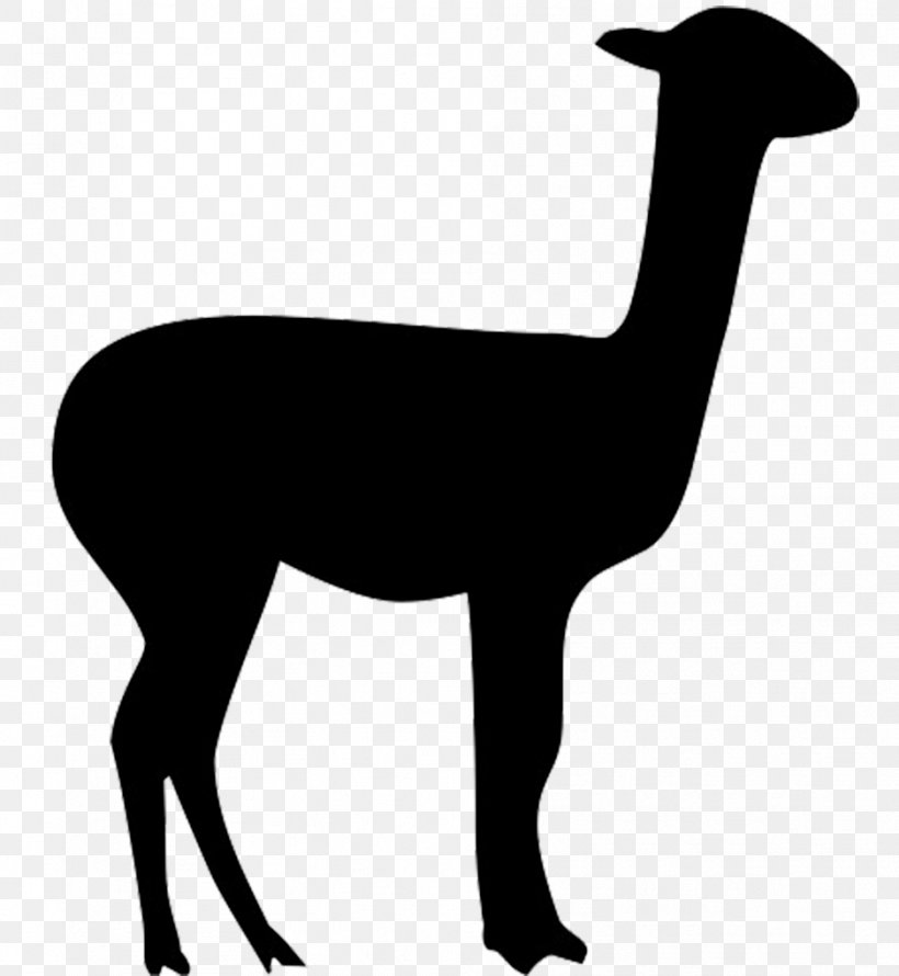 Llama Alpaca Clip Art Animal Silhouettes Camel, PNG, 938x1019px, Llama, Alpaca, Animal Silhouettes, Black And White, Camel Download Free