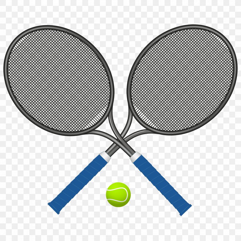 Tennis Racket Clip Art, PNG, 4000x4000px, Tennis, Backhand, Ball, Free Content, Material Download Free