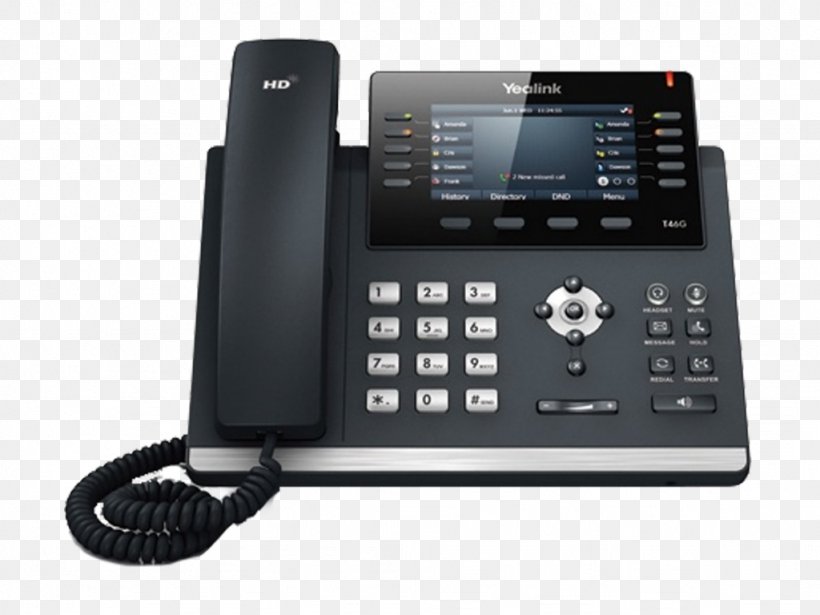 Yealink SIP-T46G VoIP Phone Yealink SIP-T23G Voice Over IP Telephone, PNG, 1024x768px, Yealink Sipt46g, Answering Machine, Corded Phone, Electronics, Hardware Download Free