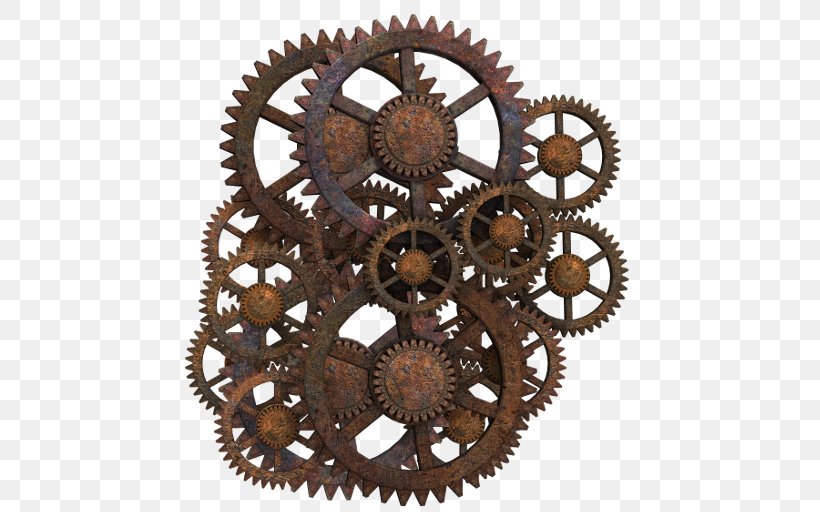 Steampunk Gear Clip Art, PNG, 512x512px, Steampunk, Computer Software, Copper, Display Resolution, Gear Download Free