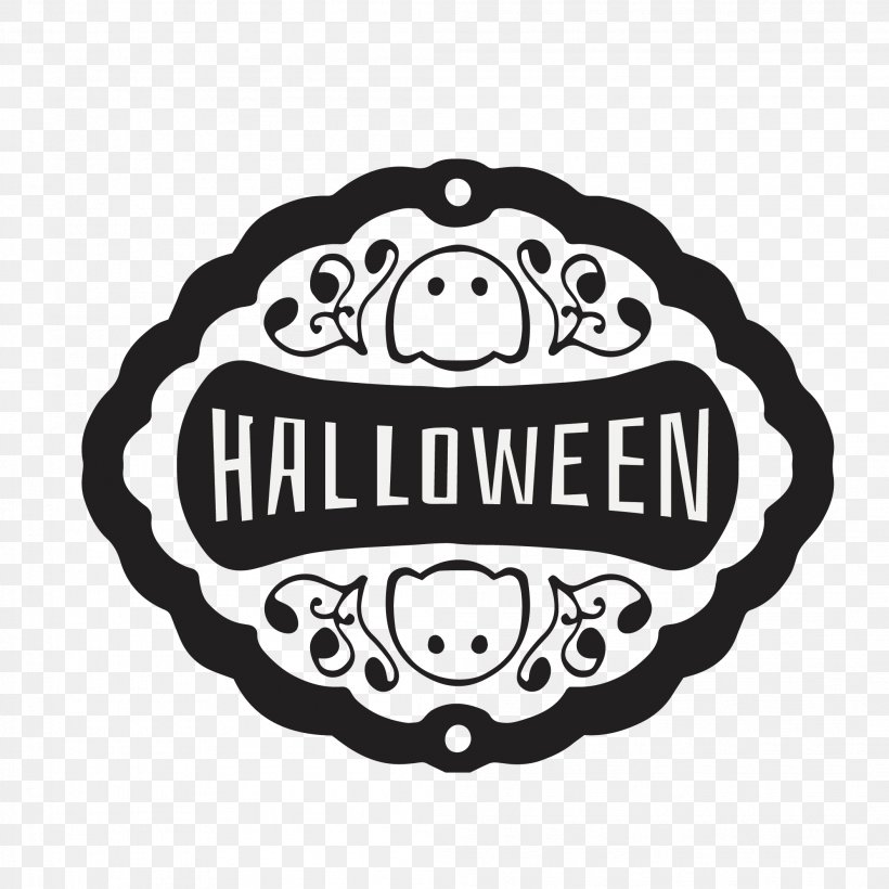 Vector Graphics Halloween Image Festival Adobe Illustrator, PNG, 2107x2107px, Halloween, Black, Black And White, Brand, Festival Download Free