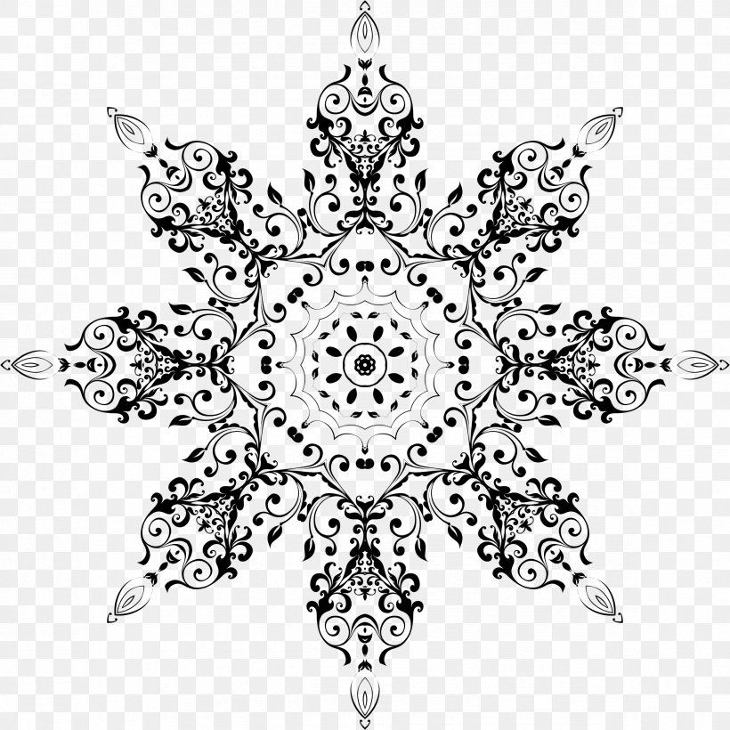 Psychic Flower Clip Art, PNG, 2346x2346px, Psychic, Black, Black And White, Flora, Flower Download Free
