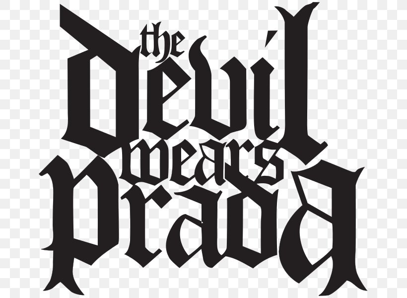 The Devil Wears Prada YouTube Assistant To The Regional Manager Dead Throne Logo, PNG, 671x600px, Devil Wears Prada, Black And White, Brand, Film, Logo Download Free