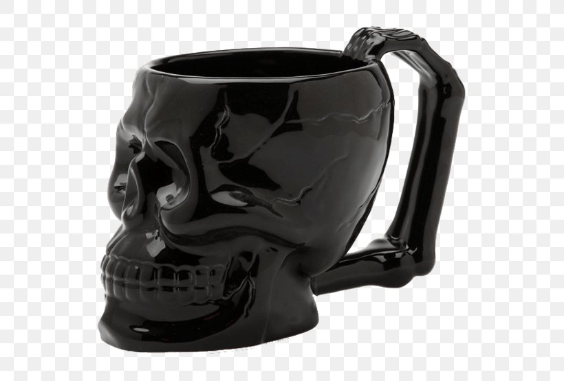 Mug Skull Coffee Cup Ceramic, PNG, 555x555px, Mug, Beer Glasses, Bone, Ceramic, Coffee Download Free