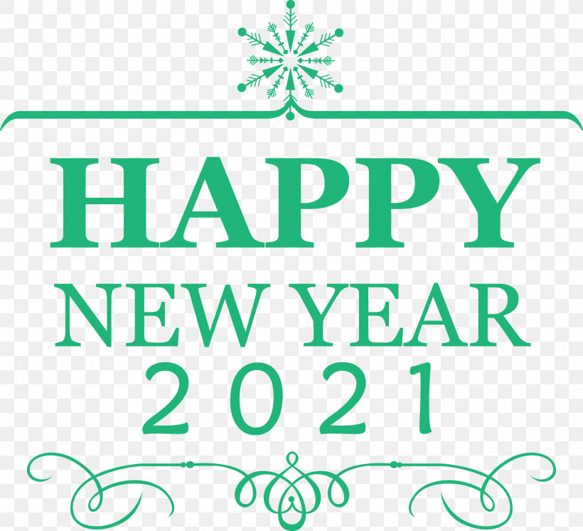 2021 Happy New Year New Year 2021 Happy New Year, PNG, 3000x2732px, 2021 Happy New Year, Green, Happy New Year, Leaf, Line Download Free