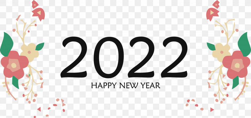 2022 Happy New Year 2022 New Year 2022, PNG, 3000x1418px, Logo, Banner, Flower, Meter Download Free