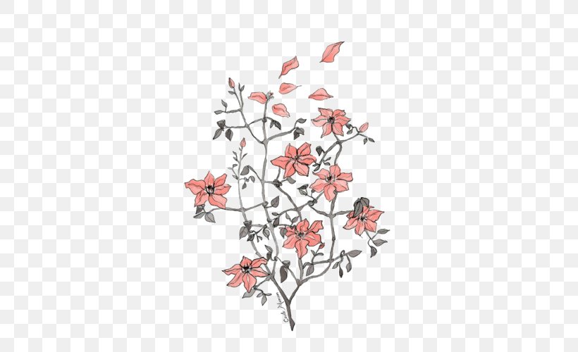 Draw Flowers Drawing Art Museum, PNG, 500x500px, Draw Flowers, Art, Art Museum, Branch, Cherry Blossom Download Free