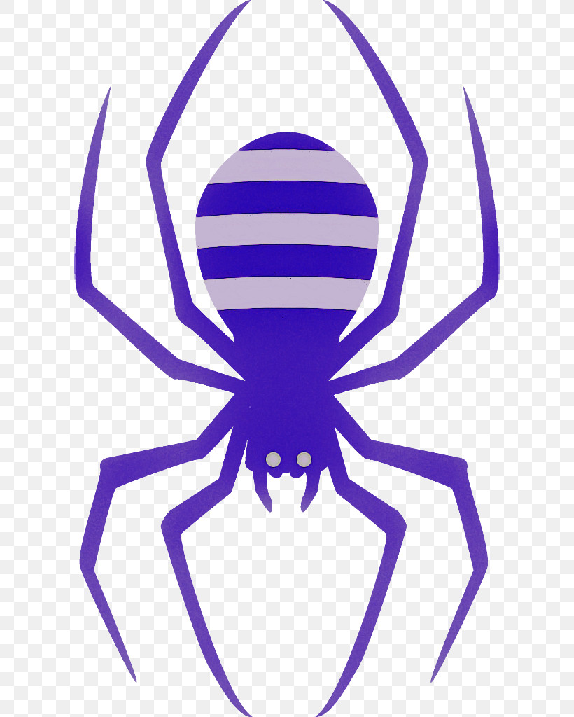 Spider Halloween, PNG, 608x1024px, Spider, Arachnid, Electric Blue, Halloween, Insect Download Free
