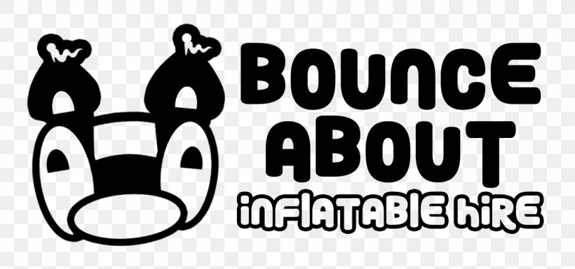 Warrington Inflatable Bouncers Castle Logo, PNG, 1160x544px, Warrington, Animal, Area, Black And White, Brand Download Free