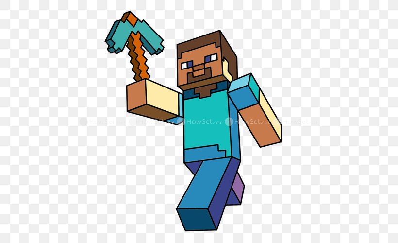 Minecraft: Pocket Edition Minecraft: Story Mode Drawing Clip Art, PNG, 500x500px, Minecraft, Android, Art, Coloring Book, Dantdm Download Free