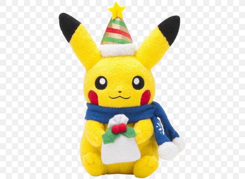 Plush Pikachu Pokémon GO Stuffed Animals & Cuddly Toys, PNG, 440x600px, Plush, Baby Toys, Christmas, Doll, Lapras Download Free