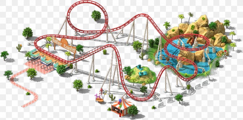RollerCoaster Tycoon World Roller Coaster Amusement Park Gardaland, PNG, 851x423px, 3d Computer Graphics, Rollercoaster Tycoon World, Amusement Park, Amusement Ride, Area Download Free