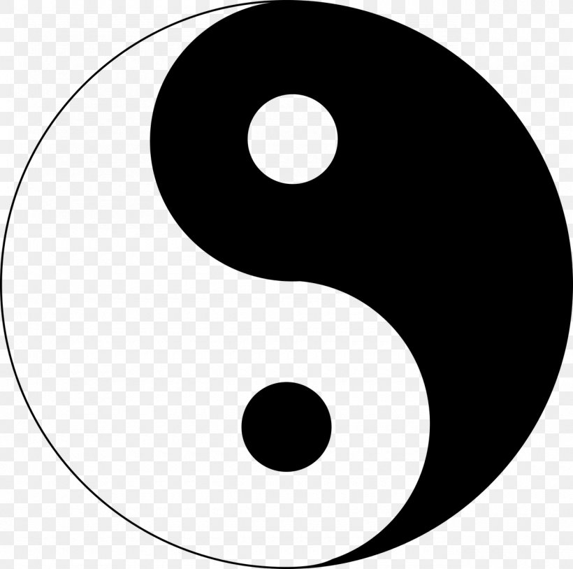 Yin And Yang Symbol Clip Art, PNG, 1280x1272px, Yin And Yang, Black And White, Monochrome, Monochrome Photography, Number Download Free
