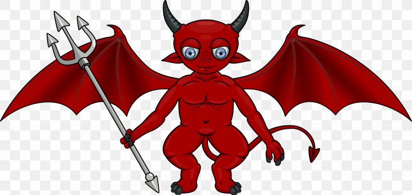 Devil Demon Clip Art, PNG, 2400x1141px, Devil, Angel, Animal Figure, Cartoon, Demon Download Free