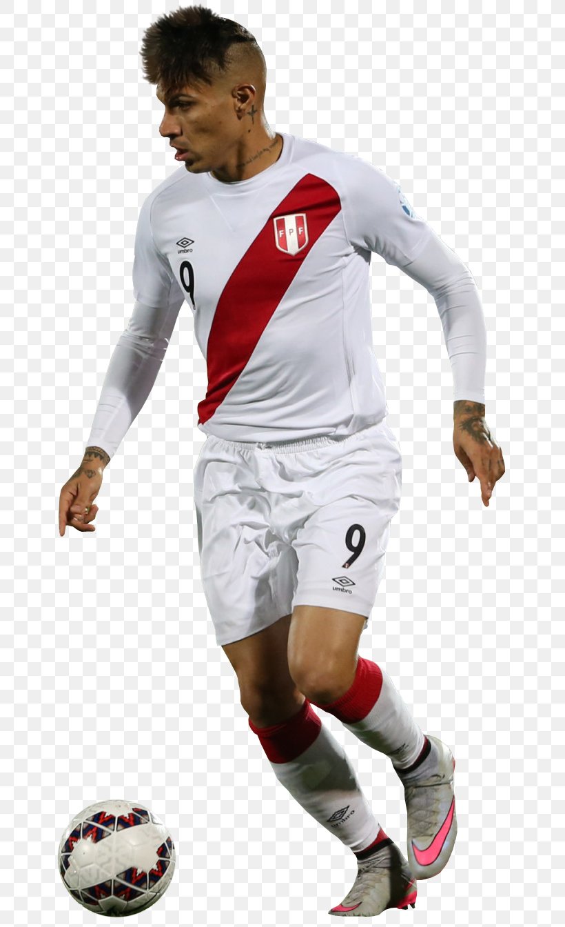 Paolo Guerrero Soccer Player Jersey Peru National Football Team, PNG, 712x1344px, Paolo Guerrero, Ball, Baseball Equipment, Clothing, Football Download Free
