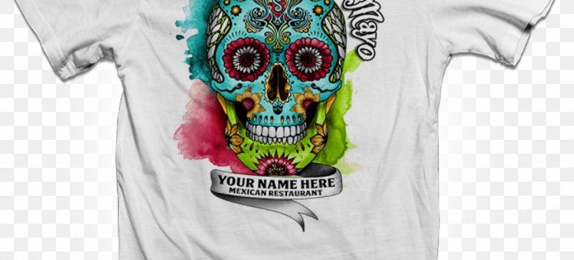 T-shirt Sleeve Bluza Skull Font, PNG, 1100x500px, Tshirt, Bluza, Brand, Clothing, Neck Download Free